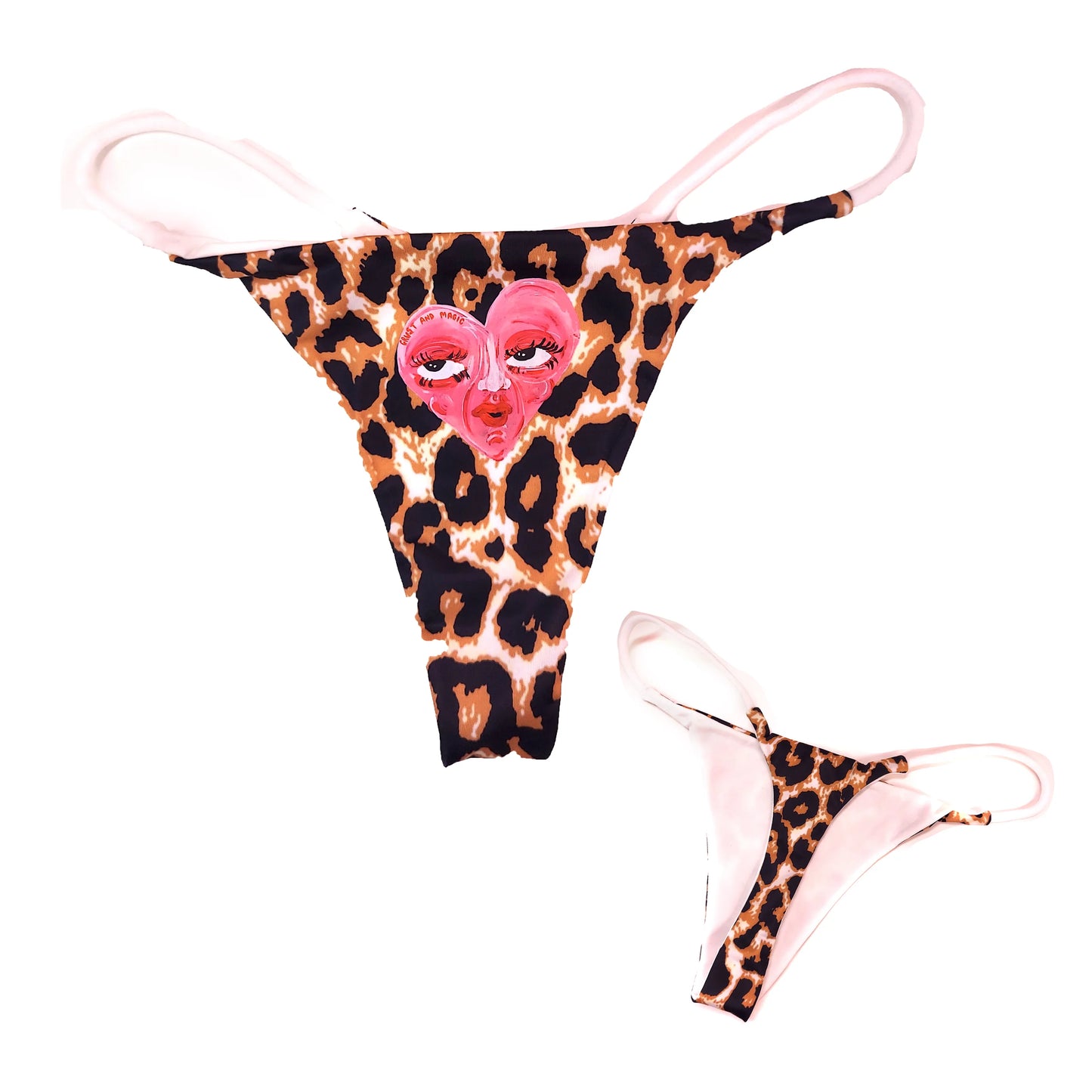 LEOPARD THONG