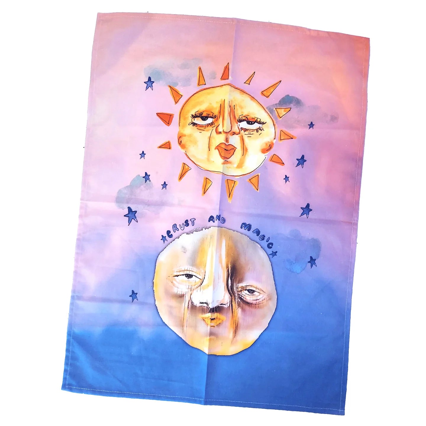 SUN AND MOON TEA TOWEL