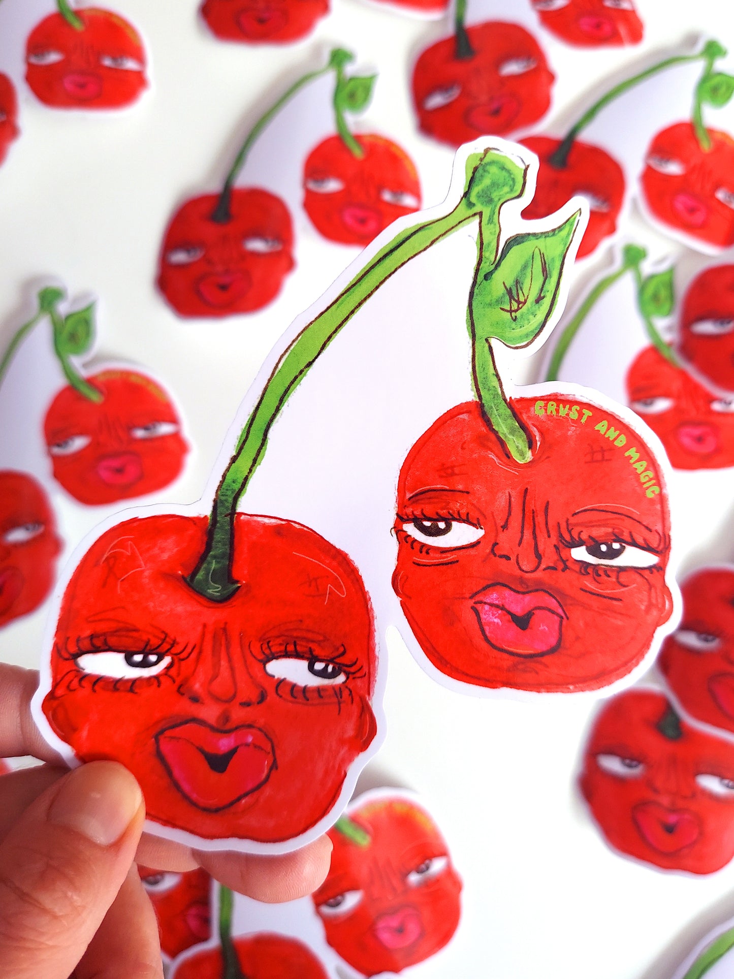 Cherries Sticker