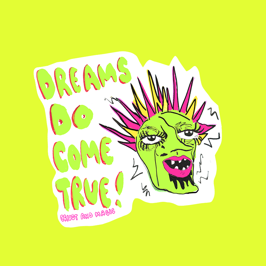 DREAMS DO COME TRUE STICKER