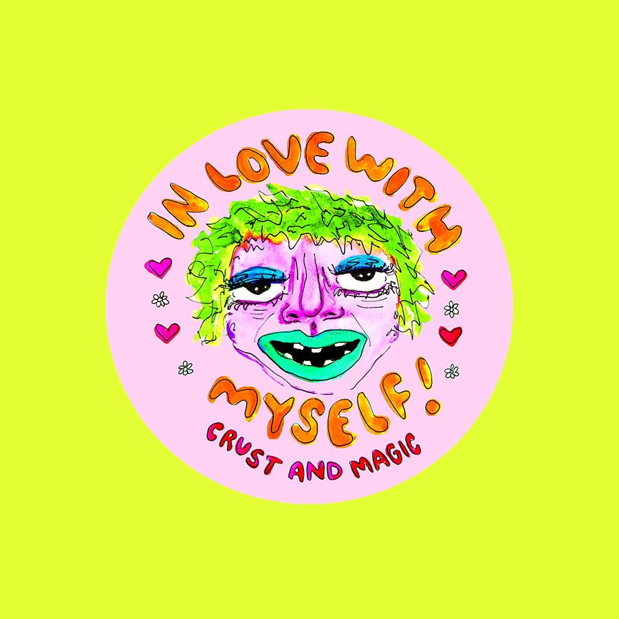 IN LOVE WITH MYSELF STICKER
