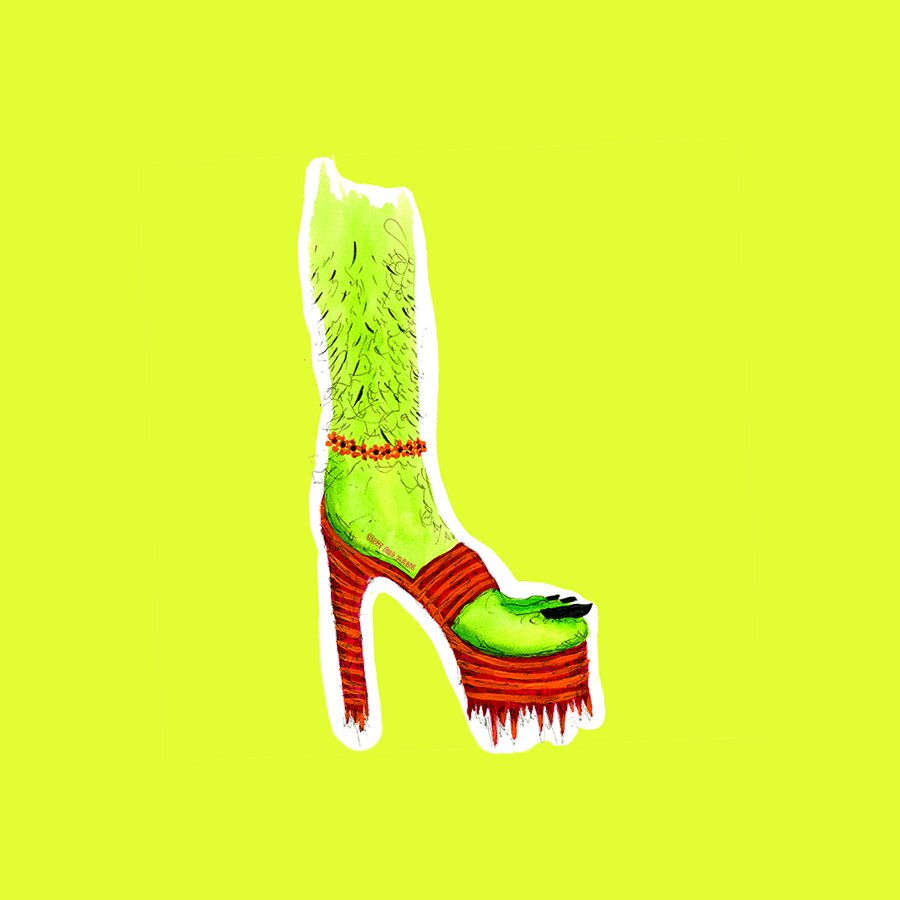 PLATFORM HEEL STICKER