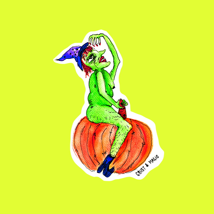PUMPKIN RIDER STICKER