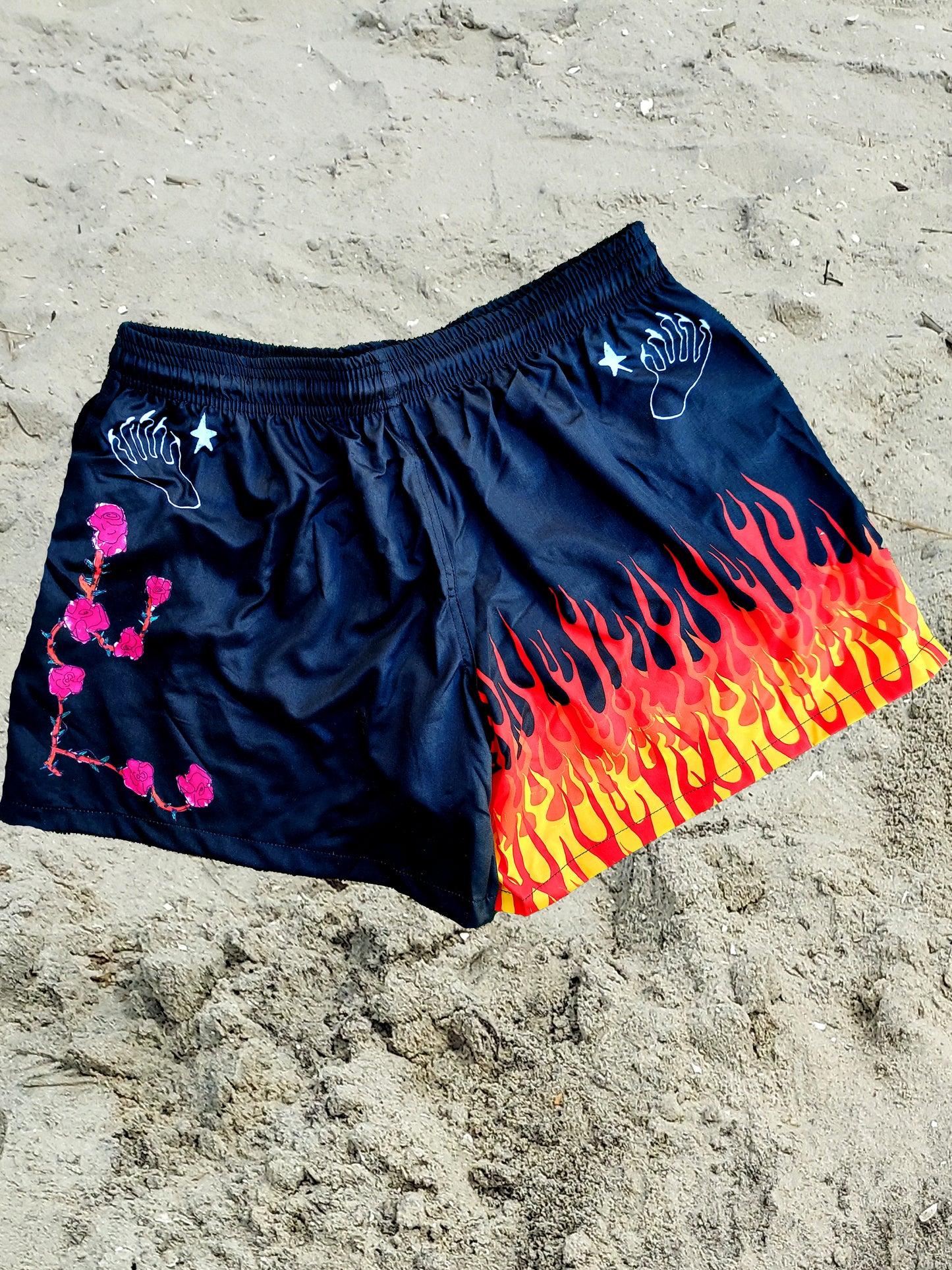 Burning Luv Swim Shorts