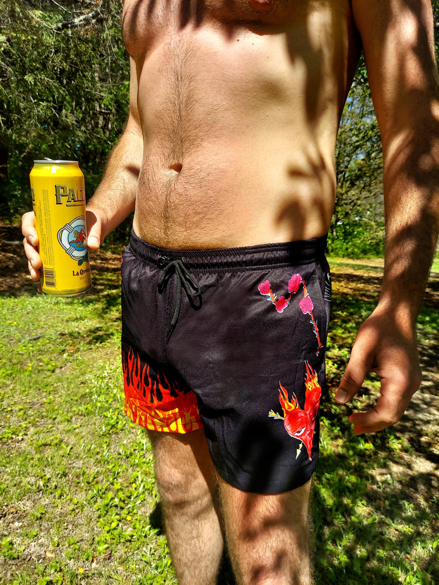 Burning Luv Swim Shorts