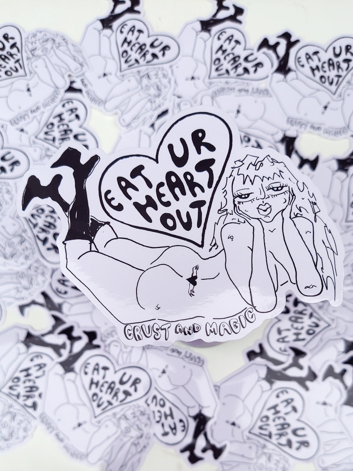 Eat Ur Heart Out Sticker