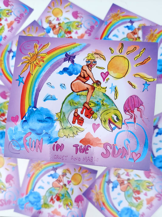 Fun in the Sun Sticker
