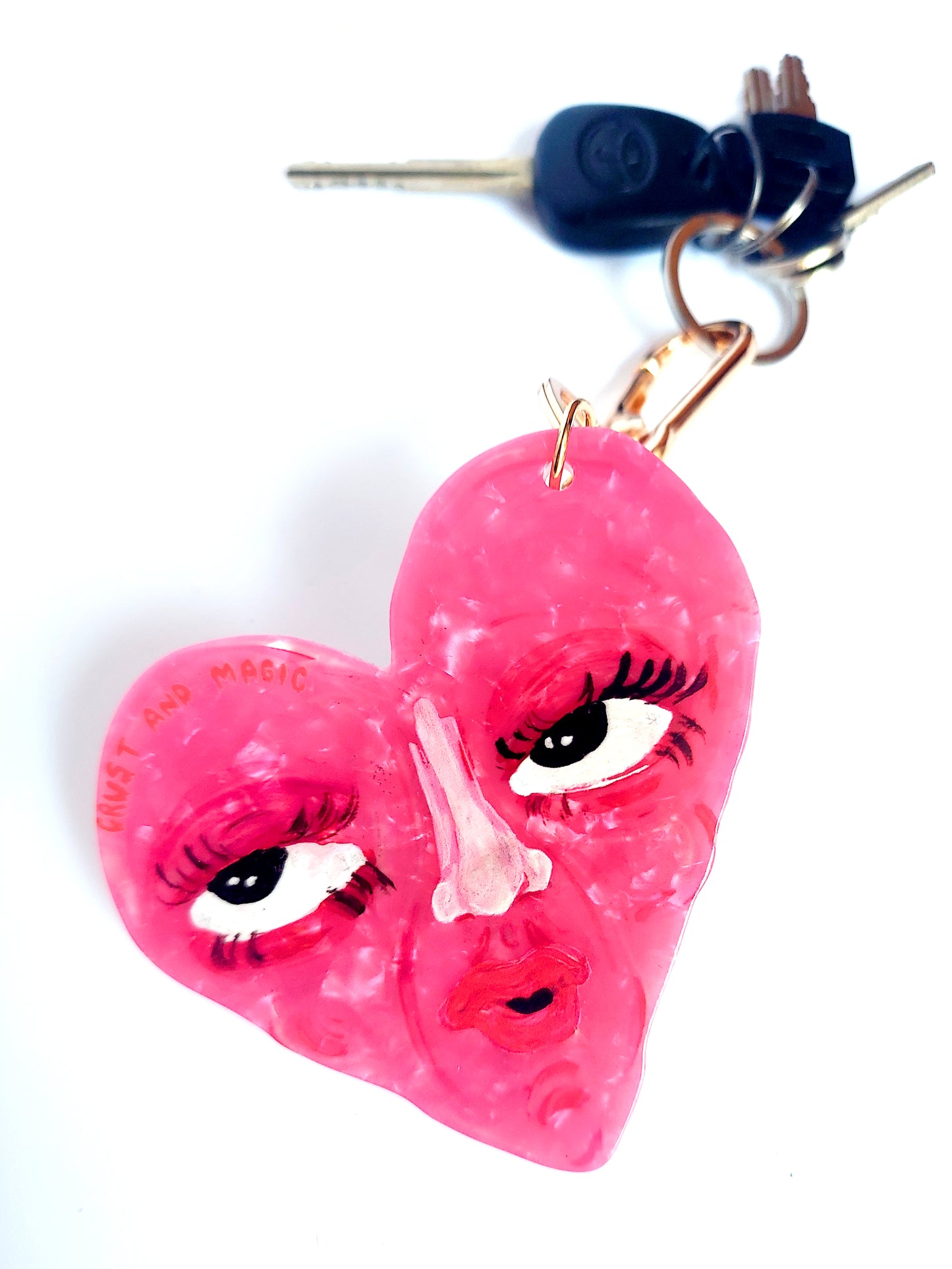 Heart Bag Charm
