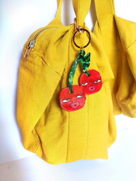 Cherry Bag Charm