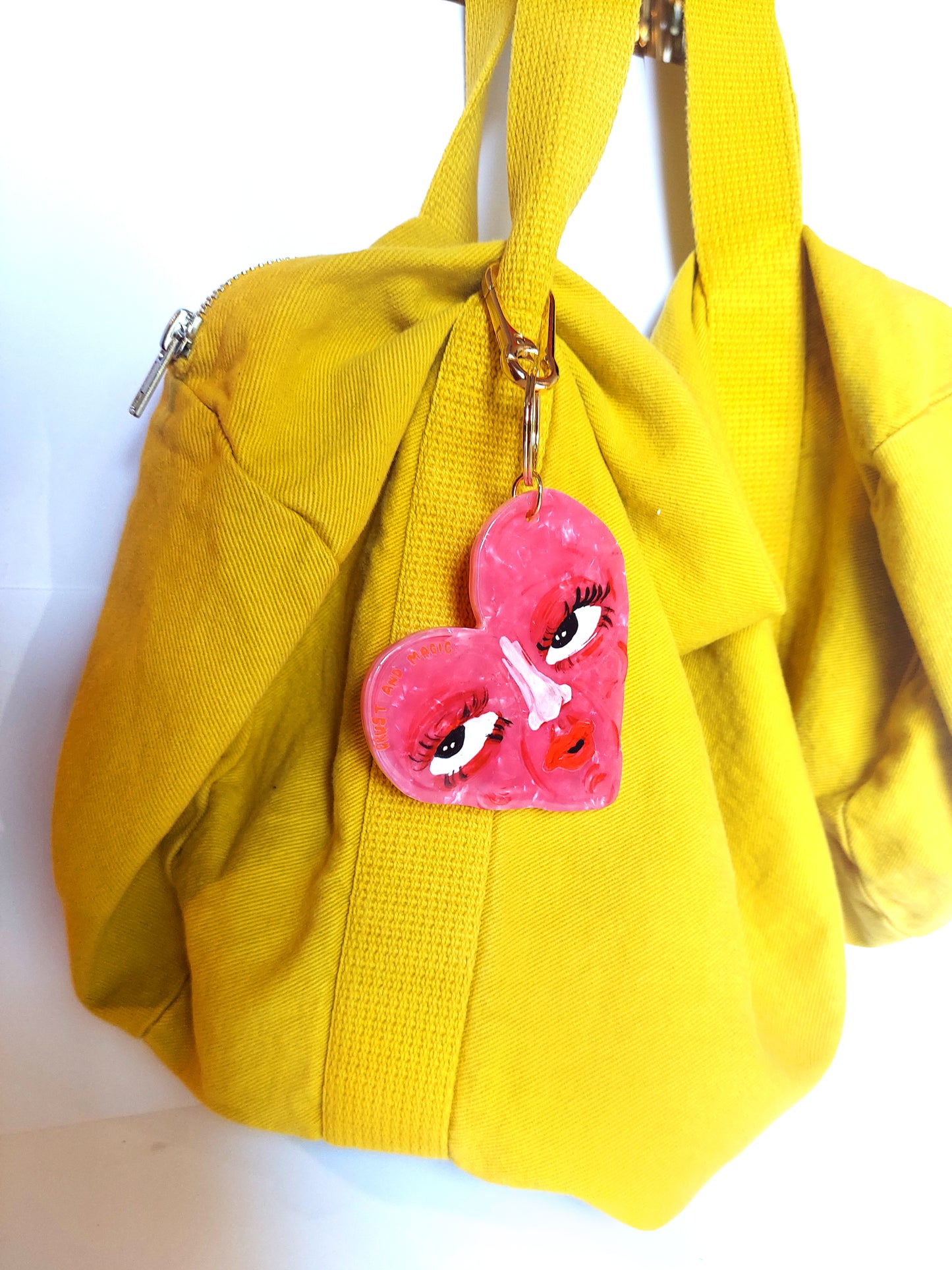Heart Bag Charm