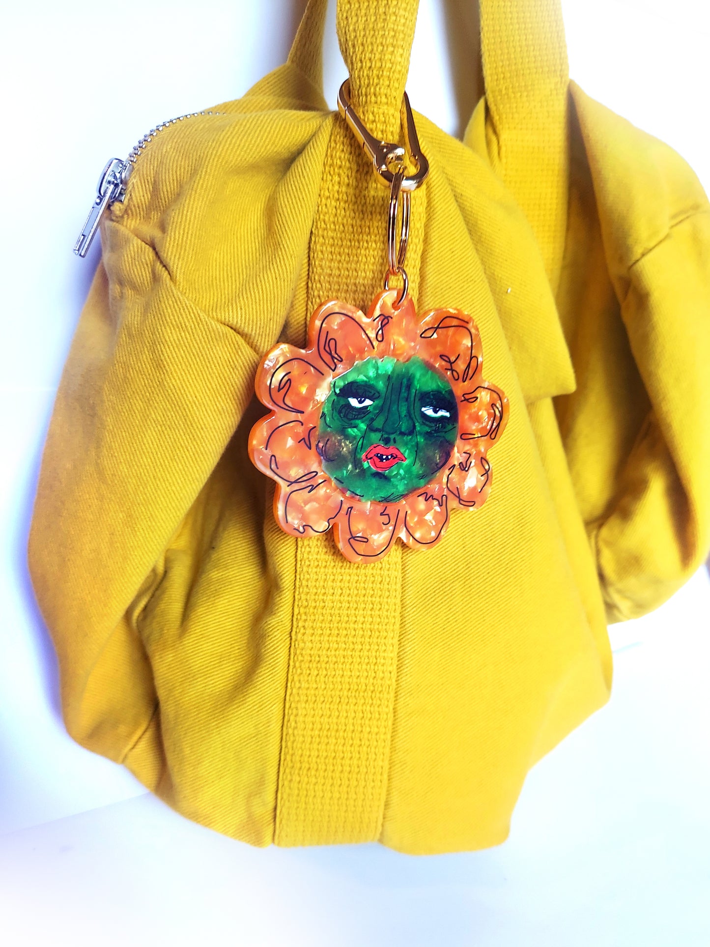 Flower Bag Charm