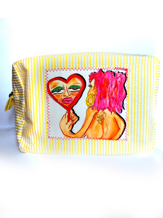 Heart Mirror Pouch