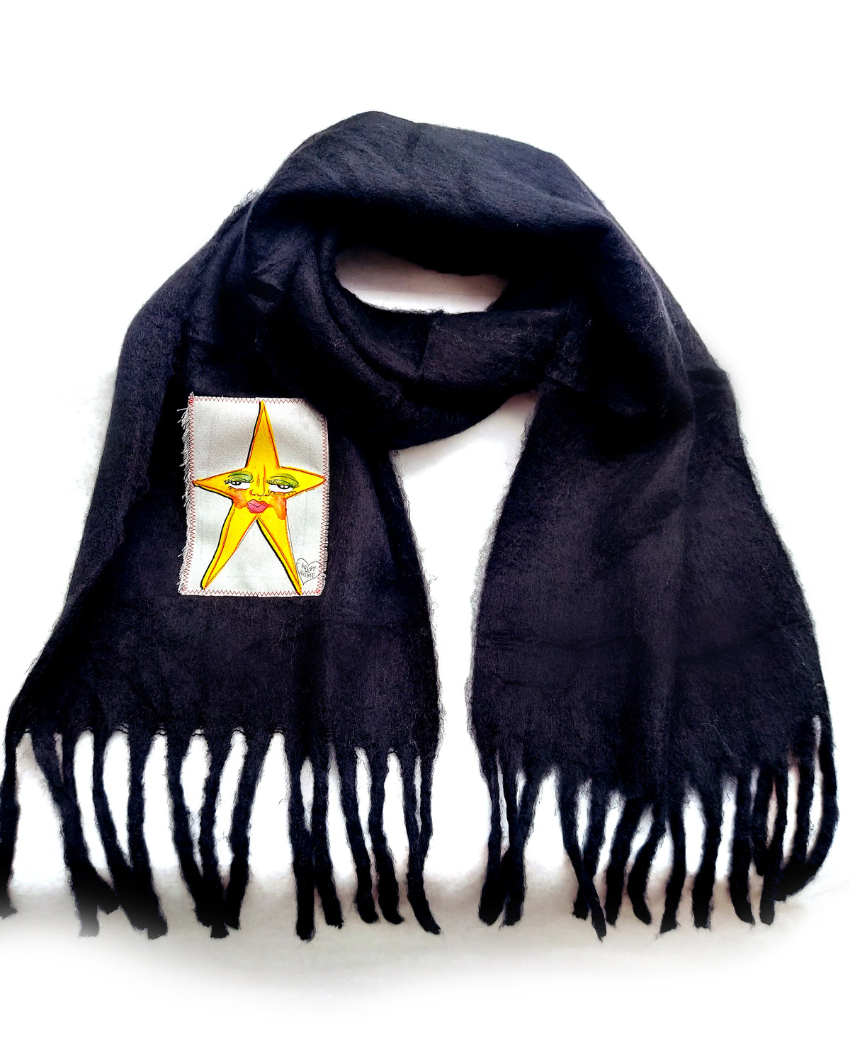 Midnight Star Oversized Scarf