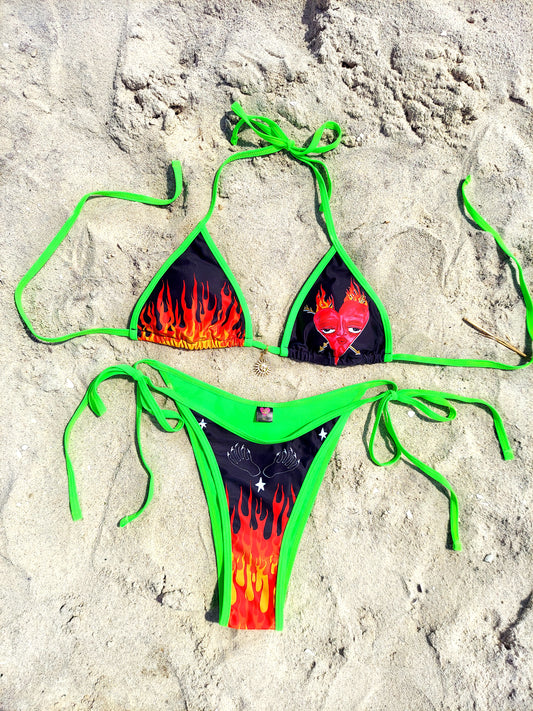 Burning Luv Bikini Set