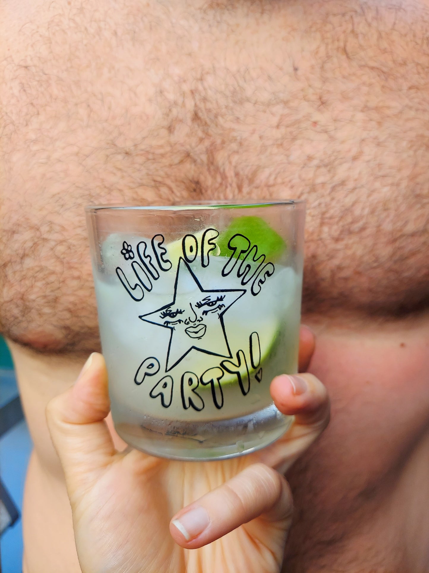 Life of the Party Rocks Glass