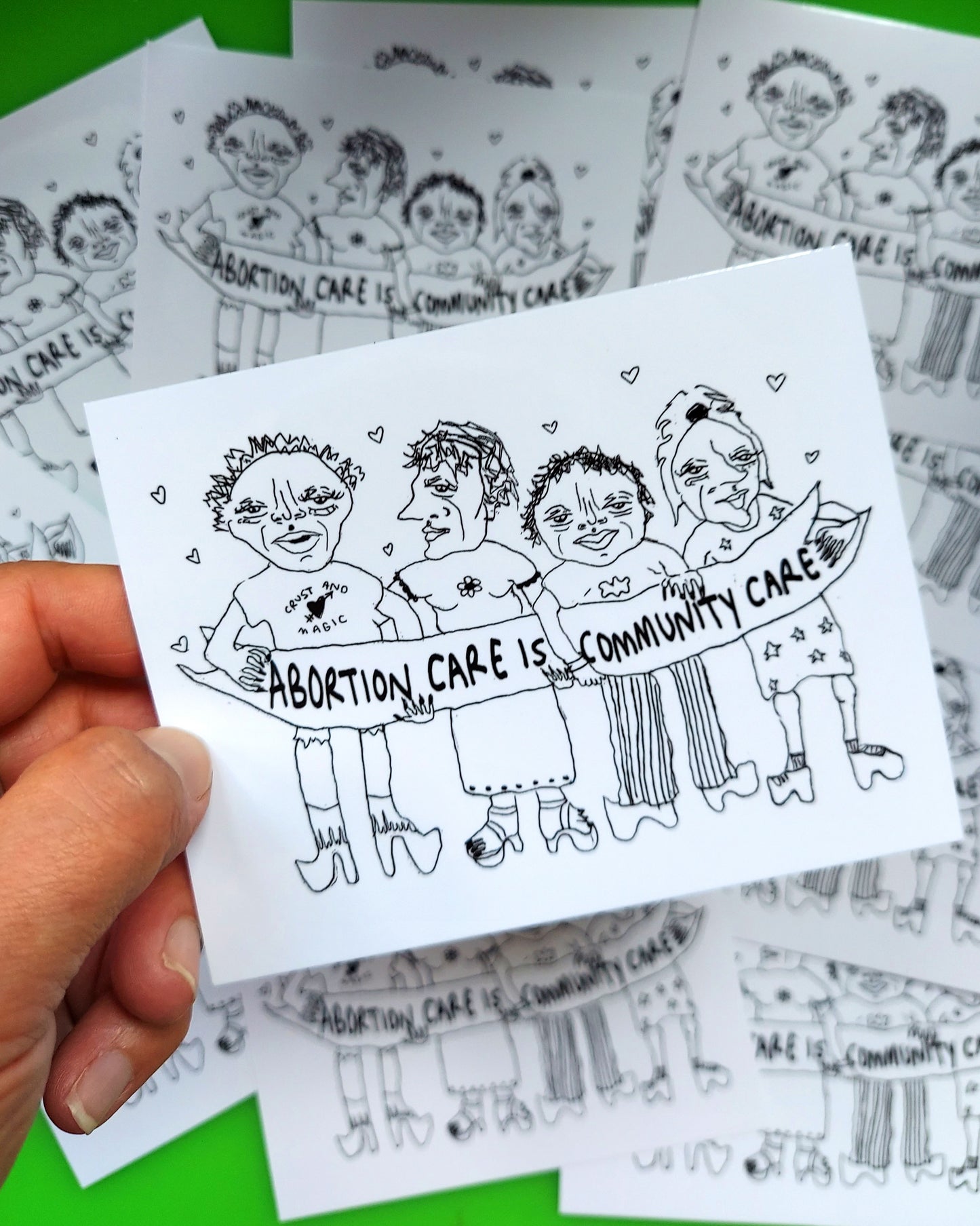Abortion Care is Community Care sticker