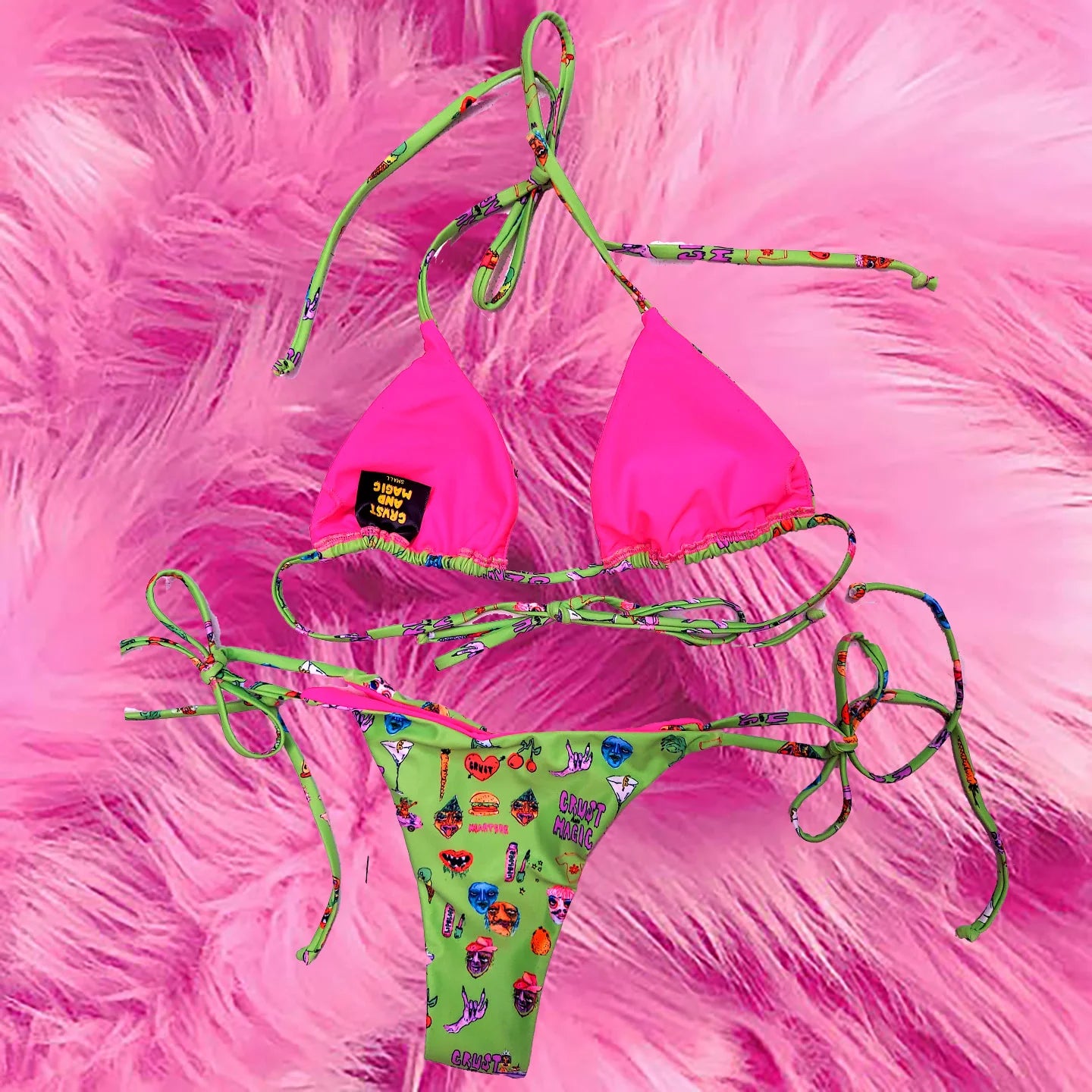 CRUST PARTY BIKINI SET