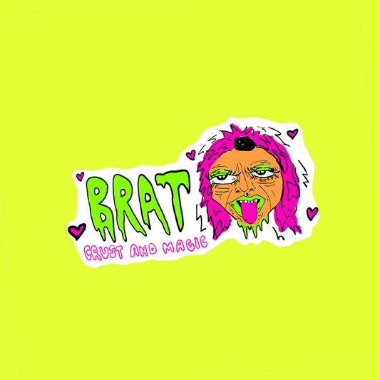 BRAT STICKER