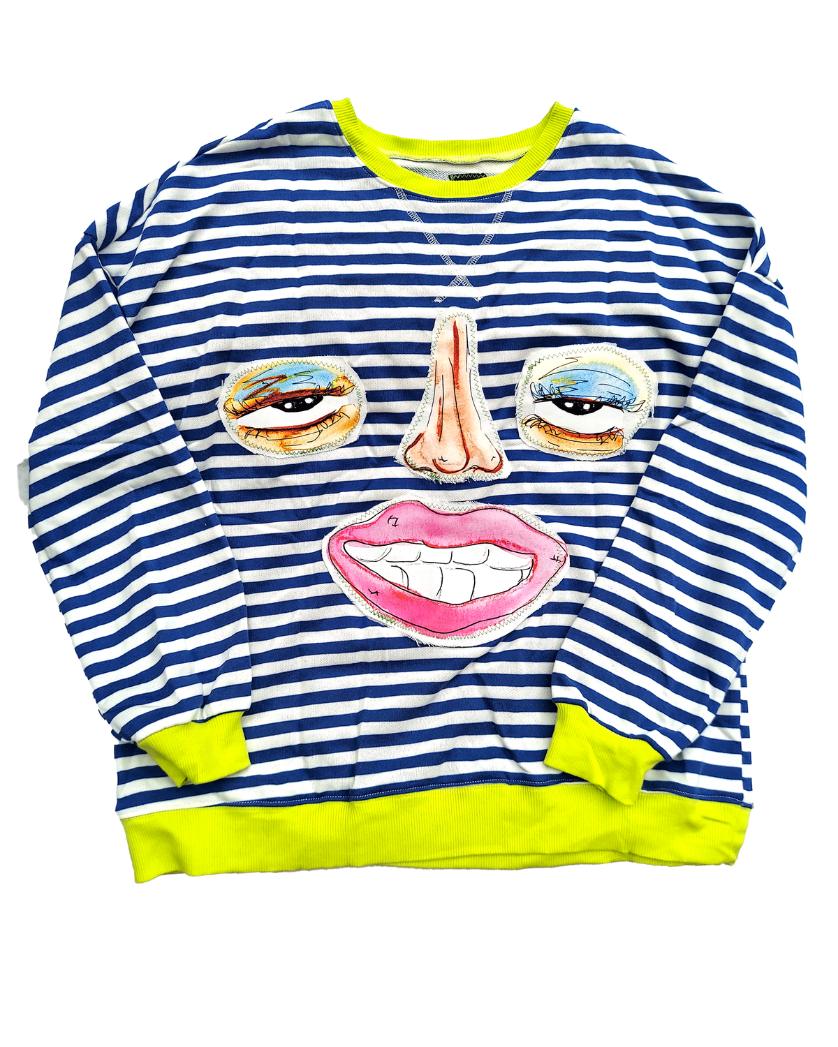 Face Striped Sweater