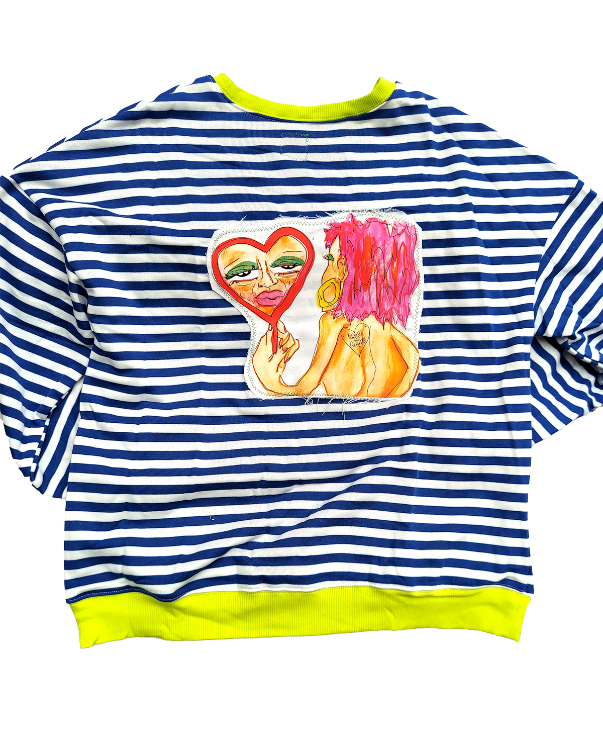 Face Striped Sweater